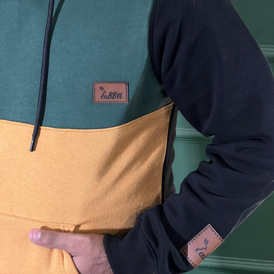 PULLOVER HODDIE TRACKSUIT( Mustard & Green )